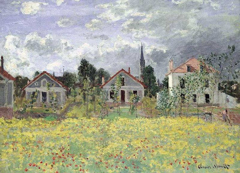 Claude Monet Maisons d'Argenteuil